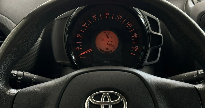 Toyota Aygo cena 35900 przebieg: 119417, rok produkcji 2019 z Grójec małe 781